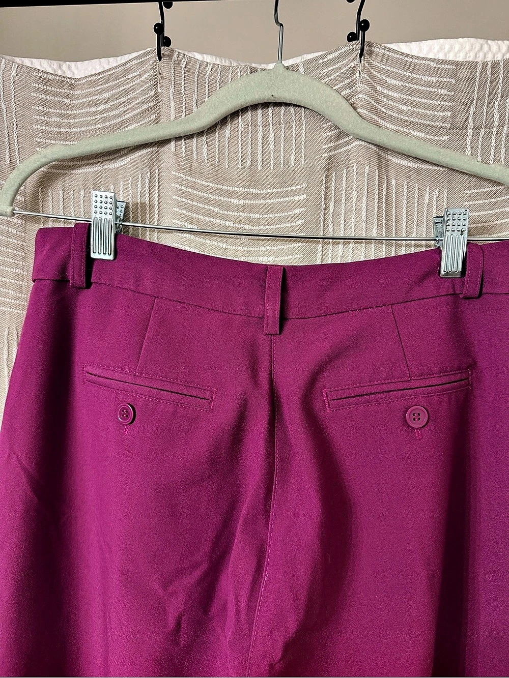 Worthington Purple wide leg dress Pants size 10 - Picture 3 of 5